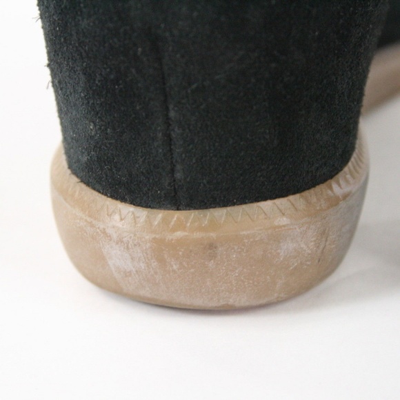 Faux Tiger Print Calf Hair/Suede Wedge Boots - Picture 6 of 6